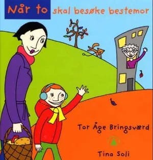 Omslag: "Når to skal besøke bestemor" av Tor Åge Bringsværd