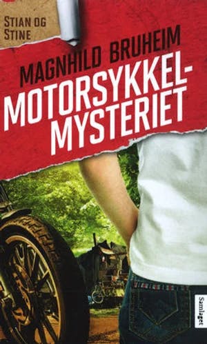 Omslag: "Motorsykkelmysteriet : roman" av Magnhild Bruheim
