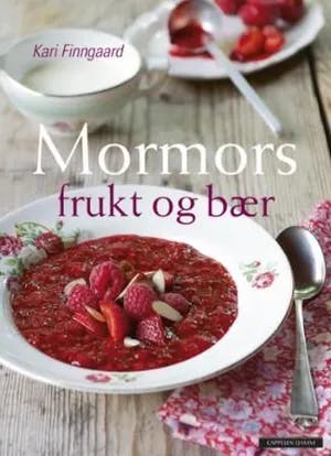 Omslag: "Mormors frukt & bær" av Kari Finngaard