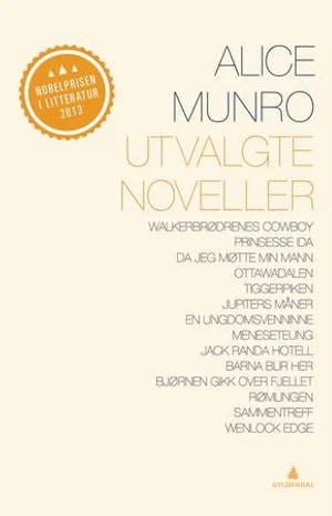 Omslag: "Utvalgte noveller" av Alice Munro