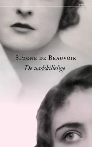 Omslag: "De uadskillelige" av Simone de Beauvoir