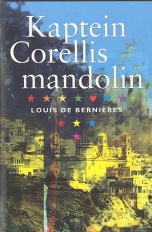 Omslag: "Kaptein Corellis mandolin" av Louis De Bernières