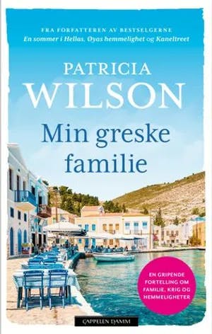Omslag: "Min greske familie" av Patricia Wilson