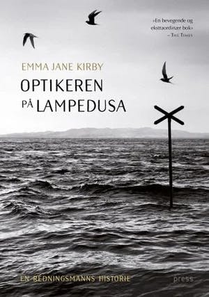 Omslag: "Optikeren på Lampedusa" av Emma Jane Kirby