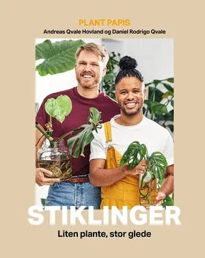 Omslag: "Stiklinger : liten plante, stor glede" av Andreas Qvale Hovland