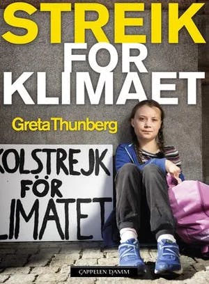 Omslag: "Streik for klimaet" av Greta Thunberg