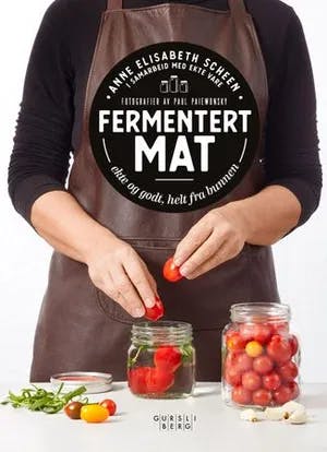 Omslag: "Fermentert mat : ekte og godt, helt fra bunnen" av Anne Elisabeth Scheen