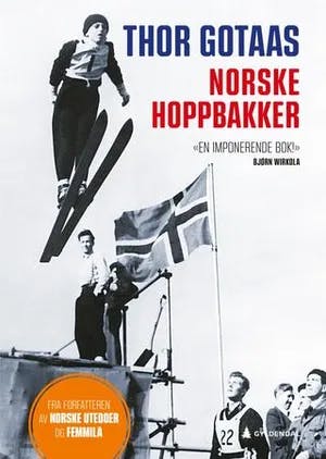 Omslag: "Norske hoppbakker" av Thor Gotaas