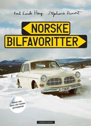 Omslag: "Norske bilfavoritter" av Karl Erik Haug