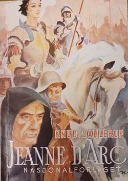 Omslag: "Jeanne d'Arc" av Knud Dahlerup