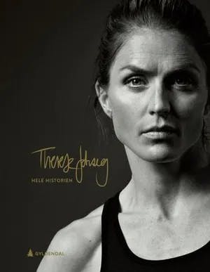 Omslag: "Hele historien" av Therese Johaug