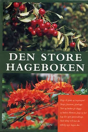 Omslag: "Den Store hageboken" av Carin Swartström