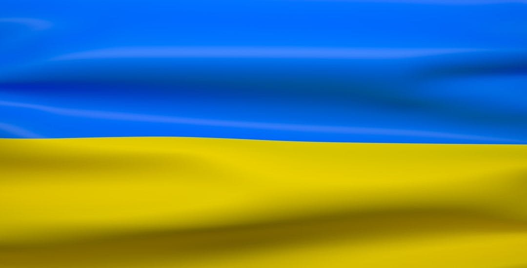 Det Ukrainske flagget. 