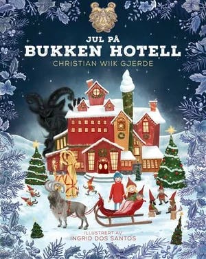 Omslag: "Jul på Bukken hotell" av Christian Wiik Gjerde